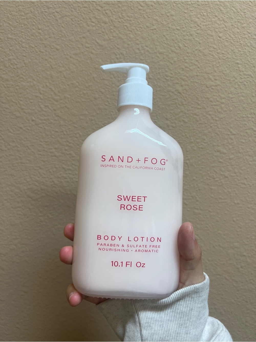 Sand + Fog Sweet Rose Body Lotion – 10.1 fl oz